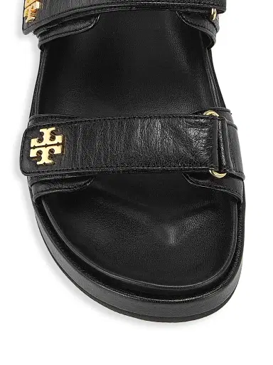 Tory Burch Women's Kira Sport Leather Sandals - Black - Size 9.5 | Thumbnail 4 Tory Burch Women's Kira Sport Leather Sandals - Black - Size 9.5 | Thumbnail 4