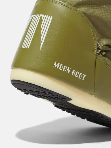 Moon Boot Men's Unisex Icon Nylon Boots - Kaki - Size 7 | Thumbnail 3 Moon Boot Men's Unisex Icon Nylon Boots - Kaki - Size 7 | Thumbnail 3