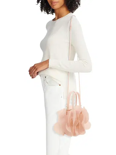 Farm Rio Women's Jelly Flower Top Handle Bag - Blush | Thumbnail 2 Farm Rio Women's Jelly Flower Top Handle Bag - Blush | Thumbnail 2