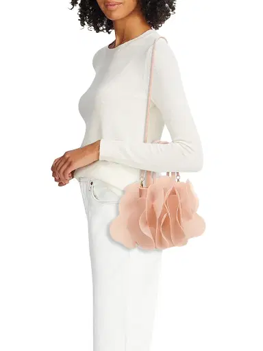 Farm Rio Women's Jelly Flower Top Handle Bag - Blush | Thumbnail 3 Farm Rio Women's Jelly Flower Top Handle Bag - Blush | Thumbnail 3