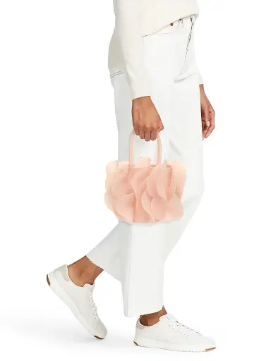 Farm Rio Women's Jelly Flower Top Handle Bag - Blush | Thumbnail 4 Farm Rio Women's Jelly Flower Top Handle Bag - Blush | Thumbnail 4