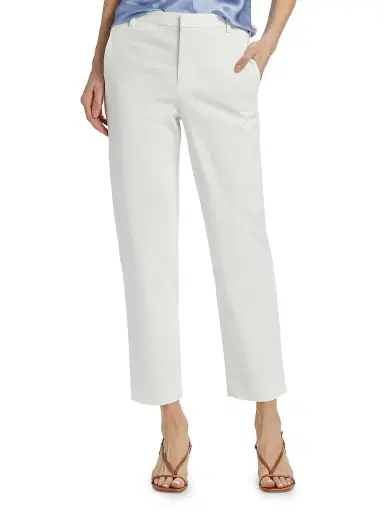 Vince Women's Avery Mid-Rise Chino Pants | Thumbnail 3 Vince Women's Avery Mid-Rise Chino Pants | Thumbnail 3