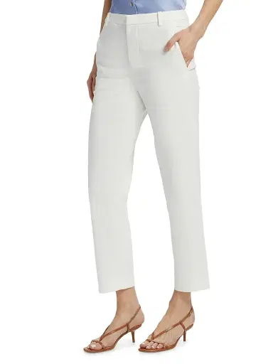 Vince Women's Avery Mid-Rise Chino Pants | Thumbnail 4 Vince Women's Avery Mid-Rise Chino Pants | Thumbnail 4