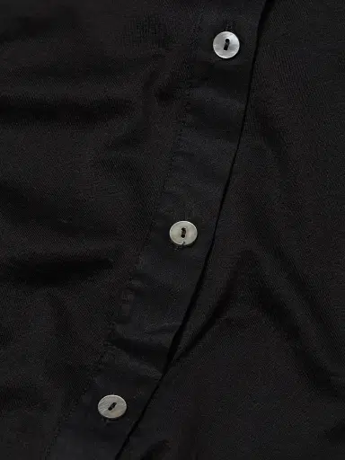 Theory Women's Riduro Organic Cotton Shirt - Black 001 | Thumbnail 7 Theory Women's Riduro Organic Cotton Shirt - Black 001 | Thumbnail 7