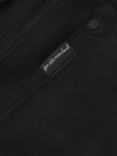 7 For All Mankind Men's Slimmy Clean Pocket Jeans - Black | Thumbnail 6 7 For All Mankind Men's Slimmy Clean Pocket Jeans - Black | Thumbnail 6