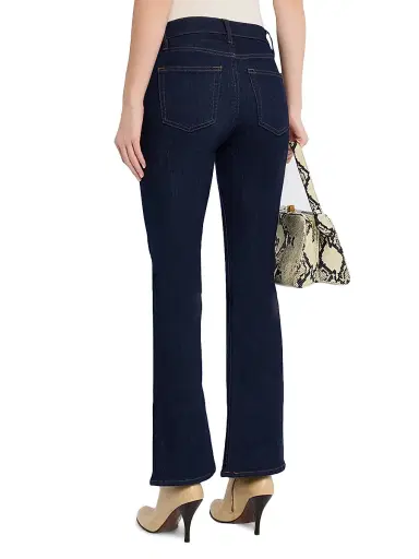 Frame Women's The Icon Mid-Rise Stretch Flare Jeans - Rinse | Thumbnail 4 Frame Women's The Icon Mid-Rise Stretch Flare Jeans - Rinse | Thumbnail 4
