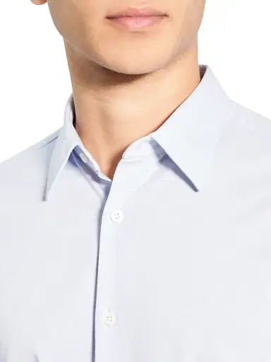 Theory Men's Sylvain Structure Knit Shirt | Thumbnail 4 Theory Men's Sylvain Structure Knit Shirt | Thumbnail 4