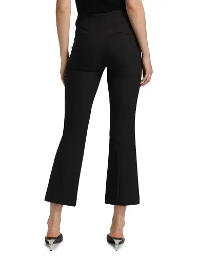 Vince Women's Mid-Rise Pintuck Crop Flare Pants | Thumbnail 5 Vince Women's Mid-Rise Pintuck Crop Flare Pants | Thumbnail 5
