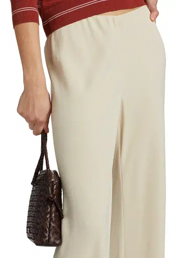 Vince Women's Colette High-Rise Crepe Bias Pants | Thumbnail 6 Vince Women's Colette High-Rise Crepe Bias Pants | Thumbnail 6