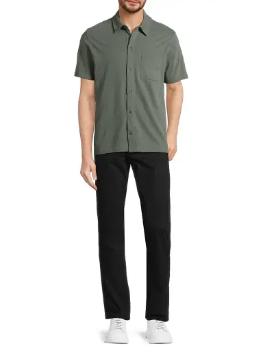 Vince Men's Dylan Cotton-Blend Chino Pants - Coastal | Thumbnail 2 Vince Men's Dylan Cotton-Blend Chino Pants - Coastal | Thumbnail 2