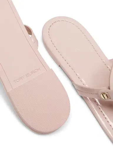 Tory Burch Women's Miller Patent Leather Thong Sandals - Sea Shell | Thumbnail 6 Tory Burch Women's Miller Patent Leather Thong Sandals - Sea Shell | Thumbnail 6