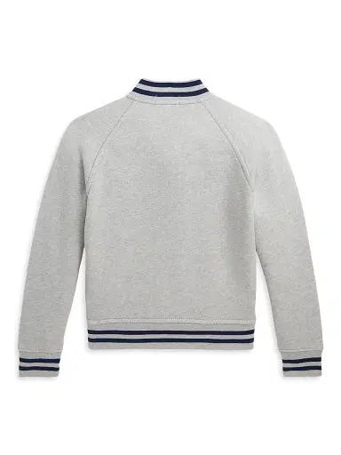 Polo Ralph Lauren Little Boy's & Boy's Knit Bomber Jacket - Andover Heather | Thumbnail 3 Polo Ralph Lauren Little Boy's & Boy's Knit Bomber Jacket - Andover Heather | Thumbnail 3
