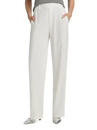 Vince Women's Joan High-Rise Linen-Blend Pants | Thumbnail 3 Vince Women's Joan High-Rise Linen-Blend Pants | Thumbnail 3