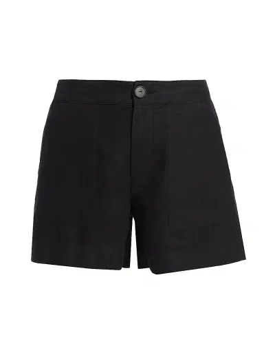 Vince Women's Mid-Rise Hemp Shorts | Thumbnail 1 Vince Women's Mid-Rise Hemp Shorts | Thumbnail 1