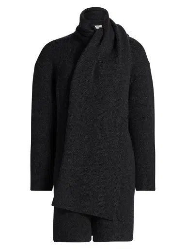 Vince Women's Draped Rib-Knit Car Coat | Thumbnail 1 Vince Women's Draped Rib-Knit Car Coat | Thumbnail 1