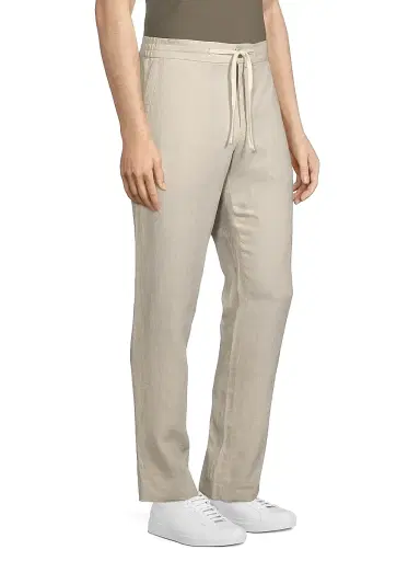 Vince Men's Lightweight Hemp Pants - Pumice Rock | Thumbnail 4 Vince Men's Lightweight Hemp Pants - Pumice Rock | Thumbnail 4