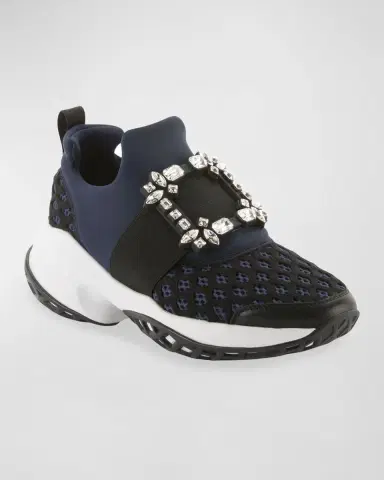 Roger Vivier Running Strass Buckle Stretch Sneakers | Thumbnail 2 Roger Vivier Running Strass Buckle Stretch Sneakers | Thumbnail 2