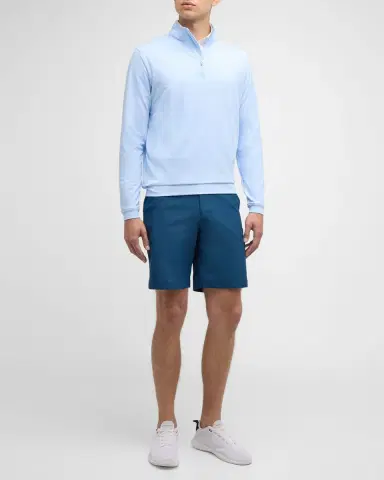 Peter Millar Men 's Perth Micro-Stripe Half-Zip Sweater | Thumbnail 3 Peter Millar Men 's Perth Micro-Stripe Half-Zip Sweater | Thumbnail 3