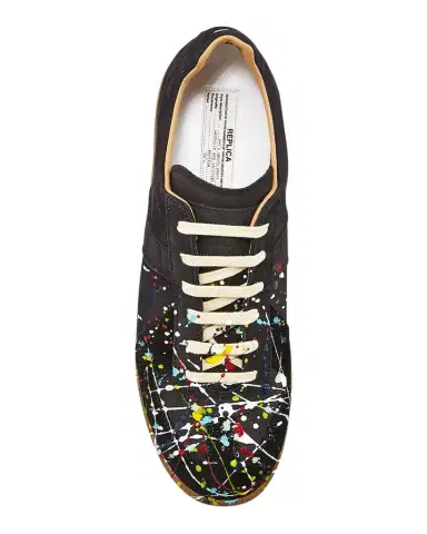 Maison Margiela Men's Replica Paint-Splatter Sneakers | Thumbnail 1 Maison Margiela Men's Replica Paint-Splatter Sneakers | Thumbnail 1