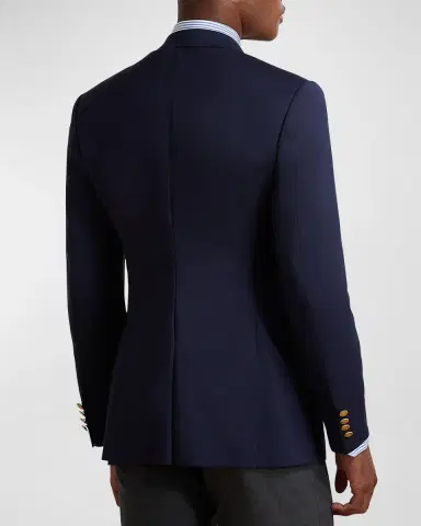 Ralph Lauren Purple Label Men 's Gregory Hand-Tailored Wool Serge Blazer | Thumbnail 3 Ralph Lauren Purple Label Men 's Gregory Hand-Tailored Wool Serge Blazer | Thumbnail 3