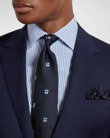 Ralph Lauren Purple Label Men 's Gregory Hand-Tailored Wool Serge Blazer | Thumbnail 5 Ralph Lauren Purple Label Men 's Gregory Hand-Tailored Wool Serge Blazer | Thumbnail 5