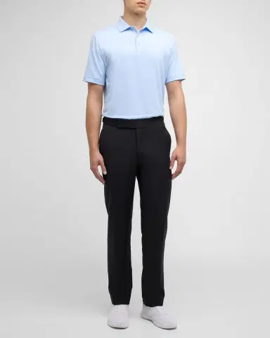 Peter Millar Men's Jubilee Stripe Stretch-Jersey Polo Shirt | Thumbnail 2 Peter Millar Men's Jubilee Stripe Stretch-Jersey Polo Shirt | Thumbnail 2