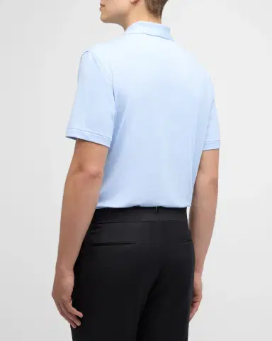 Peter Millar Men's Jubilee Stripe Stretch-Jersey Polo Shirt | Thumbnail 3 Peter Millar Men's Jubilee Stripe Stretch-Jersey Polo Shirt | Thumbnail 3