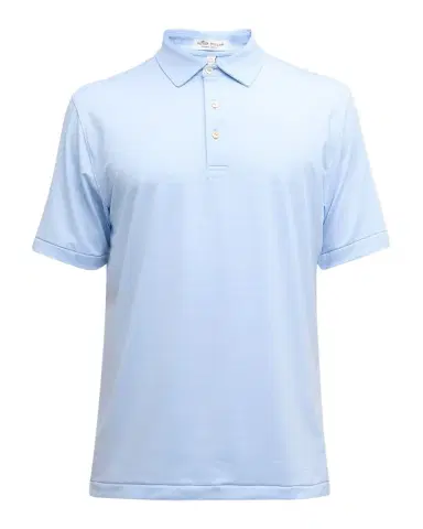 Peter Millar Men's Jubilee Stripe Stretch-Jersey Polo Shirt | Thumbnail 1 Peter Millar Men's Jubilee Stripe Stretch-Jersey Polo Shirt | Thumbnail 1