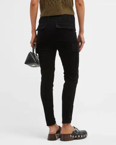 Vince Stretch-Suede Split Hem Crop Pants | Thumbnail 7 Vince Stretch-Suede Split Hem Crop Pants | Thumbnail 7