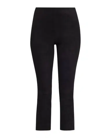 Vince Stretch-Suede Split Hem Crop Pants | Thumbnail 1 Vince Stretch-Suede Split Hem Crop Pants | Thumbnail 1