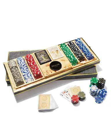 AERIN Faux Shagreen Poker Set | Thumbnail 2 AERIN Faux Shagreen Poker Set | Thumbnail 2