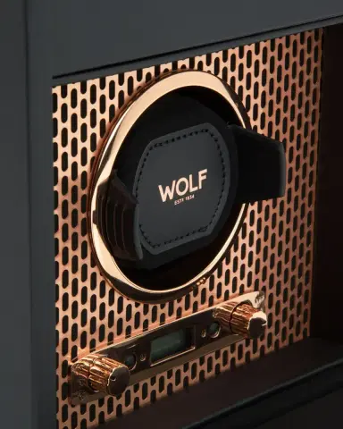 WOLF Axis Single Watch Winder with Storage | Thumbnail 2 WOLF Axis Single Watch Winder with Storage | Thumbnail 2