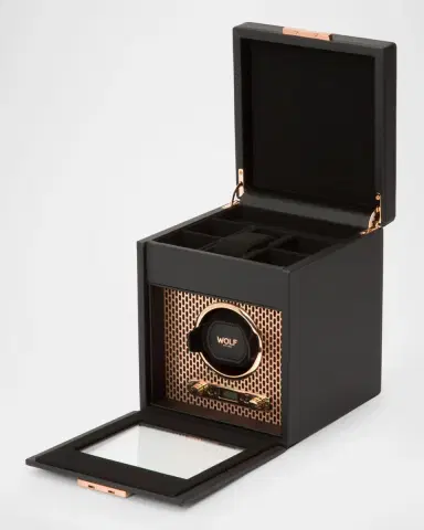 WOLF Axis Single Watch Winder with Storage | Thumbnail 3 WOLF Axis Single Watch Winder with Storage | Thumbnail 3