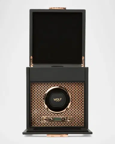 WOLF Axis Single Watch Winder with Storage | Thumbnail 5 WOLF Axis Single Watch Winder with Storage | Thumbnail 5