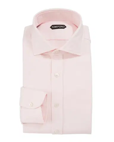 TOM FORD Men's Long-Sleeve Solid Dress Shirt | Thumbnail 1 TOM FORD Men's Long-Sleeve Solid Dress Shirt | Thumbnail 1