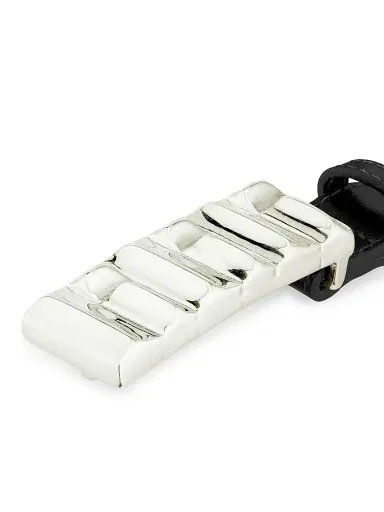 Frame Women's Sculptural Leather Belt - Black | Thumbnail 3 Frame Women's Sculptural Leather Belt - Black | Thumbnail 3