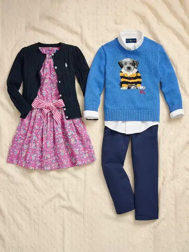 Polo Ralph Lauren Little Boy's & Boy's Flat Front Pants - Navy - Size 3 | Thumbnail 4 Polo Ralph Lauren Little Boy's & Boy's Flat Front Pants - Navy - Size 3 | Thumbnail 4