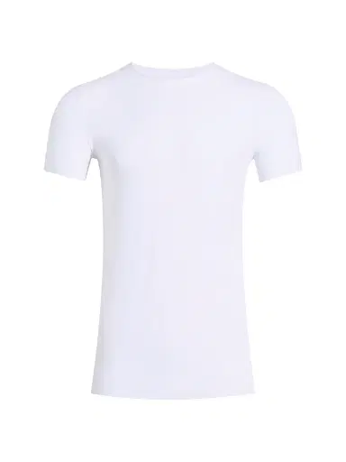 Commando Men's Classic Microfiber Crewneck Undershirt - White | Thumbnail 1 Commando Men's Classic Microfiber Crewneck Undershirt - White | Thumbnail 1