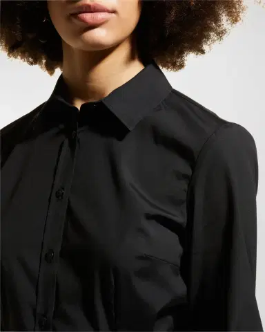 Carolina Herrera Classic Cotton Button-Front Shirt | Thumbnail 5 Carolina Herrera Classic Cotton Button-Front Shirt | Thumbnail 5