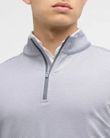 Peter Millar Men 's Perth Micro-Stripe Half-Zip Sweater | Thumbnail 5 Peter Millar Men 's Perth Micro-Stripe Half-Zip Sweater | Thumbnail 5