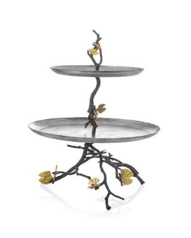 Michael Aram Butterfly Ginkgo 2 Tier Etagere | Thumbnail 2 Michael Aram Butterfly Ginkgo 2 Tier Etagere | Thumbnail 2