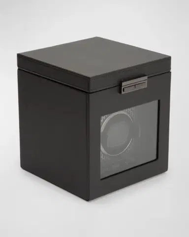 WOLF Axis Single Watch Winder with Storage | Thumbnail 2 WOLF Axis Single Watch Winder with Storage | Thumbnail 2