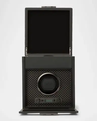 WOLF Axis Single Watch Winder with Storage | Thumbnail 3 WOLF Axis Single Watch Winder with Storage | Thumbnail 3
