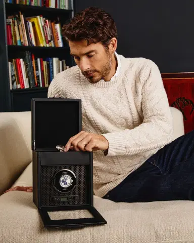 WOLF Axis Single Watch Winder with Storage | Thumbnail 7 WOLF Axis Single Watch Winder with Storage | Thumbnail 7