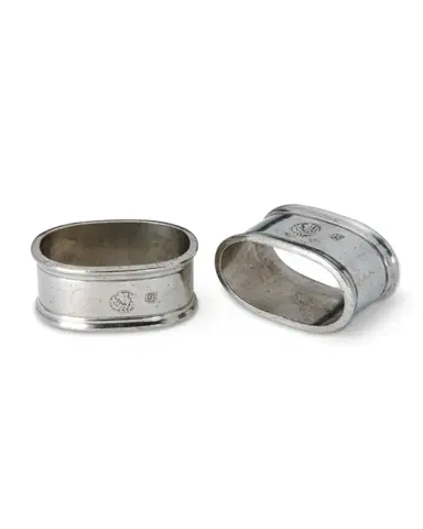 Match Pewter Napkin Rings, Set of 2 | Thumbnail 2 Match Pewter Napkin Rings, Set of 2 | Thumbnail 2