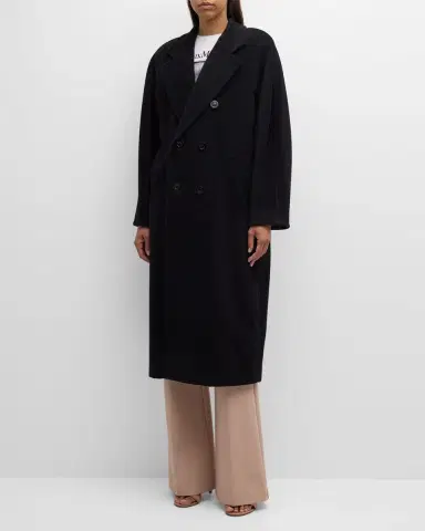 Max Mara Wool-Cashmere Belted Madame Coat | Thumbnail 2 Max Mara Wool-Cashmere Belted Madame Coat | Thumbnail 2