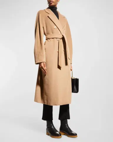 Max Mara Wool-Cashmere Double-Breasted Madame Coat | Thumbnail 2 Max Mara Wool-Cashmere Double-Breasted Madame Coat | Thumbnail 2