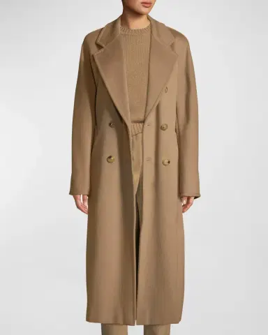 Max Mara Wool-Cashmere Double-Breasted Madame Coat | Thumbnail 4 Max Mara Wool-Cashmere Double-Breasted Madame Coat | Thumbnail 4