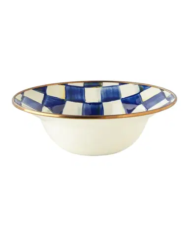 MacKenzie-Childs Royal Check Breakfast Bowl | Thumbnail 1 MacKenzie-Childs Royal Check Breakfast Bowl | Thumbnail 1