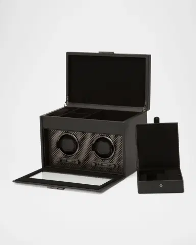 WOLF Axis Double Watch Winder with Storage | Thumbnail 6 WOLF Axis Double Watch Winder with Storage | Thumbnail 6